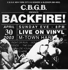 Backfire (NL) : Live at CBGB's